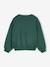 Oversized sweater sportief voor meisjes groen - vertbaudet enfant 