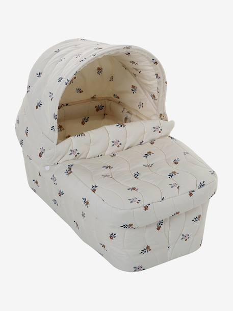 Landau pour poupon RETRO FLOWER écru - vertbaudet enfant 