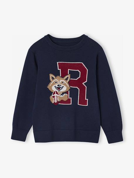 Garçon-Pull garçon jacquard motif animal