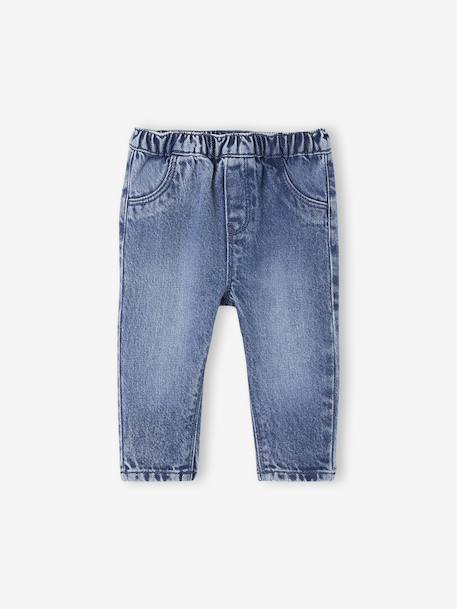 Babyset sweater met capuchon + jeans meerkleurig - vertbaudet enfant 