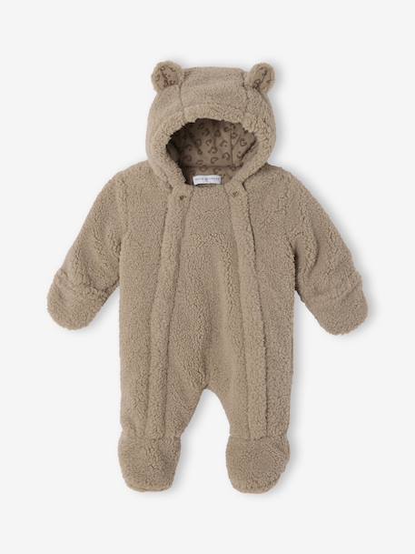 Gemengde combipilote met luipaardvoering capsule familie ENVIE DE FRAISE taupe - vertbaudet enfant 