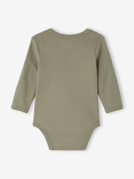 Lot de 5 bodies naissance avec ouverture américaine kaki - vertbaudet enfant 