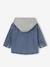 Personaliseerbaar denim hemd voor baby's met capuchon stone - vertbaudet enfant 