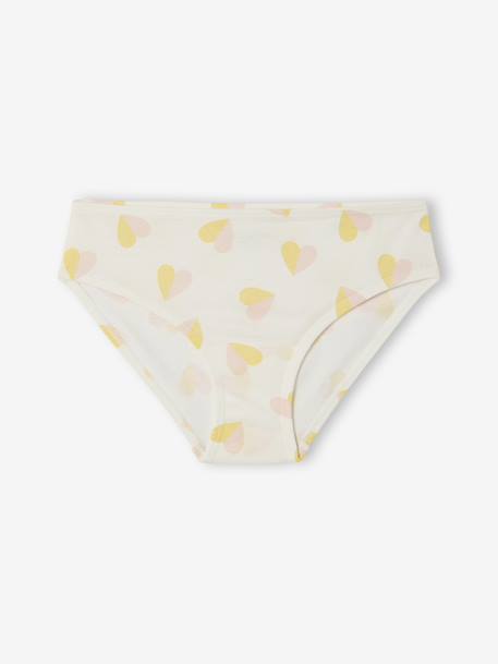 Set van 10 slipjes voor meisjes met fantasie rozen - vertbaudet enfant 