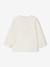 T-shirt bébé manches longues avec motif c½ur léopard écru+marine - vertbaudet enfant 