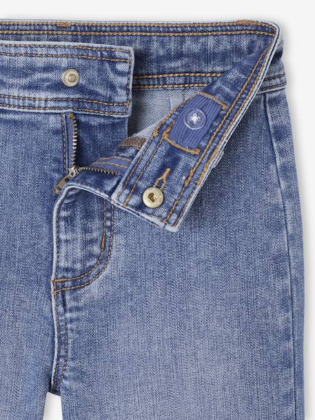 Jean fille large indestructible bleu moyen - vertbaudet enfant 