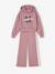 Ensemble sport sweat à capuche + jogging large fille vieux rose - vertbaudet enfant 