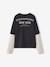 T-shirt garçon effet 2 en 1 anthracite - vertbaudet enfant 
