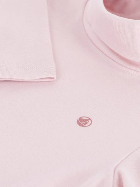 Sous-pull enfant mixte en coton uni rose - vertbaudet enfant 