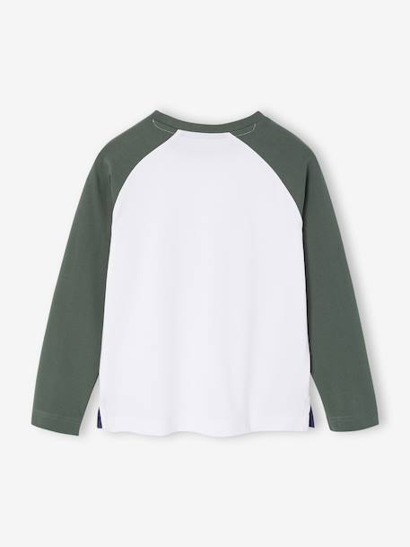 T-shirt met lange mouwen voor jongens Vos ecru - vertbaudet enfant 