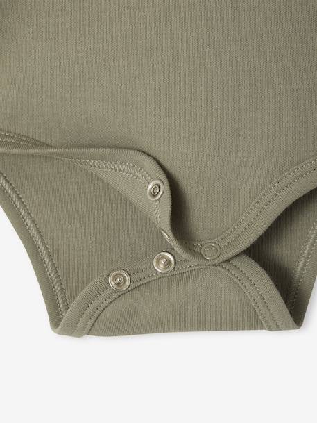 Set van 5 body's voor pasgeborenen met Amerikaanse opening kaki - vertbaudet enfant 