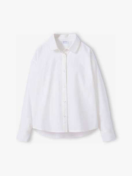 Chemise fille blanc - vertbaudet enfant 