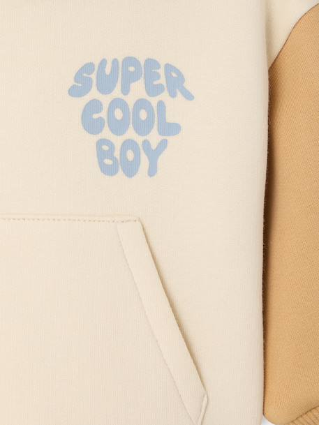 Babyset sweater met capuchon + jeans meerkleurig - vertbaudet enfant 
