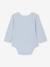 Set van 3 body's voor pasgeborenen van ribgebreide en interlock stof hemelsblauw - vertbaudet enfant 