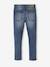 Slim fit jeans met destroyed effect JONEN stone+zwart denim - vertbaudet enfant 