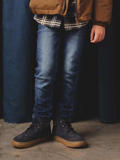 Schooltas + etui 'cool school' voor jongens blauw+kaki - vertbaudet enfant 