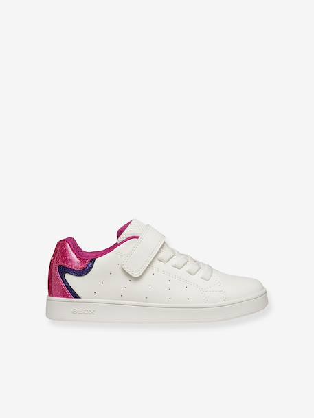 Lage baskets voor meisjes Eclyper Junior GEOX fuchsia - vertbaudet enfant 