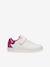 Lage baskets voor meisjes Eclyper Junior GEOX fuchsia - vertbaudet enfant 