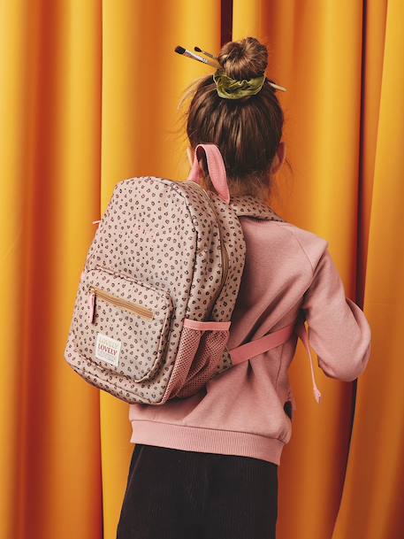 Sac à dos maternelle personnalisable imprimé léopard beige - vertbaudet enfant 
