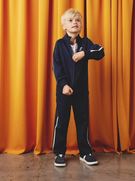 Technische joggingbroek voor jongens marineblauw - vertbaudet enfant 