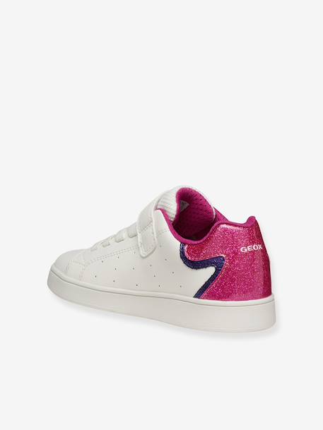 Lage baskets voor meisjes Eclyper Junior GEOX fuchsia - vertbaudet enfant 