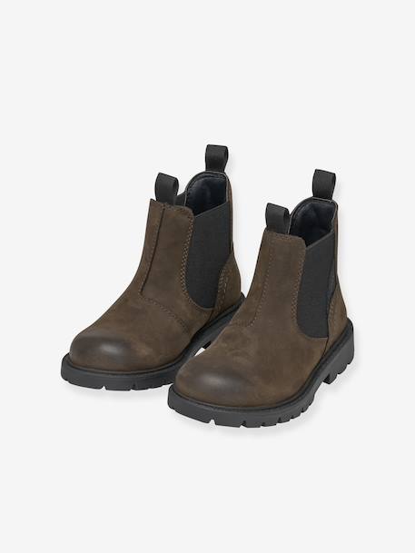 Bottines J16FAA0-J SHAYLAX BOY marron - vertbaudet enfant 