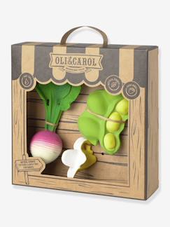 Speelgoed-Eerste levensjaren-Geboorte geschenkset: OLI & CAROL bijtringen 