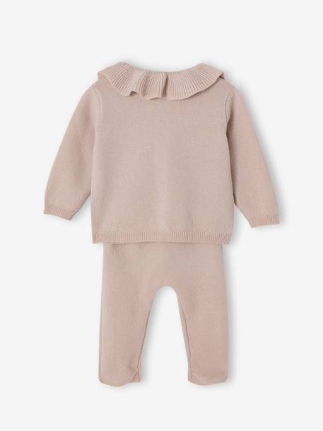 Babypakje van wol en kasjmier van ENVIE DE FRAISE, personaliseerbaar. rouge - vertbaudet enfant 