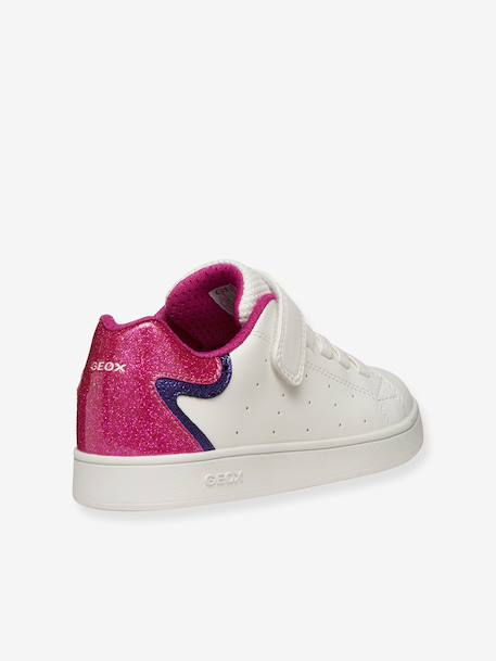 Lage baskets voor meisjes Eclyper Junior GEOX fuchsia - vertbaudet enfant 