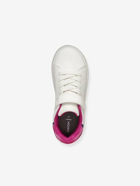 Lage baskets voor meisjes Eclyper Junior GEOX fuchsia - vertbaudet enfant 