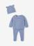 Ensemble naissance en tricot bleu glacier - vertbaudet enfant 