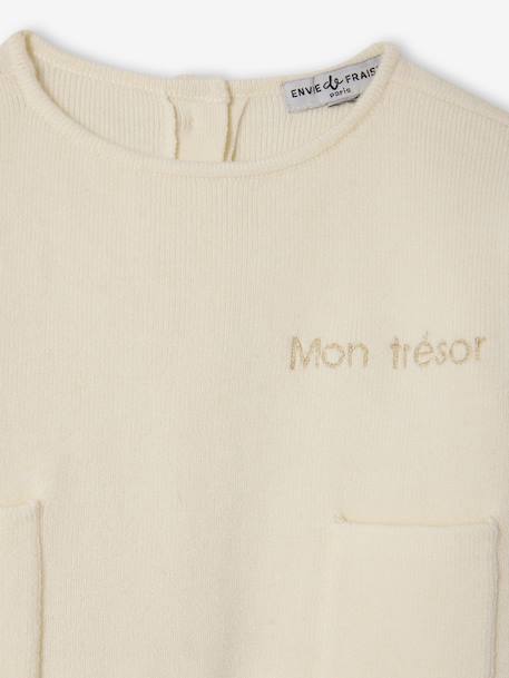 Ensemble bébé mixte en tricot personnalisable écru - vertbaudet enfant 