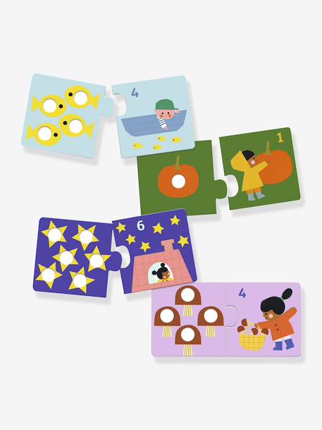 Puzzle Duo premiers chiffres vert - vertbaudet enfant 