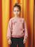 Sweater met knopen in reliëf voor meisjes rouge - vertbaudet enfant 