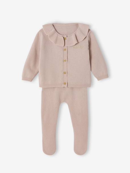 Babypakje van wol en kasjmier van ENVIE DE FRAISE, personaliseerbaar. rouge - vertbaudet enfant 