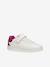 Lage baskets voor meisjes Eclyper Junior GEOX fuchsia - vertbaudet enfant 