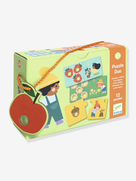 Puzzle Duo premiers chiffres vert - vertbaudet enfant 