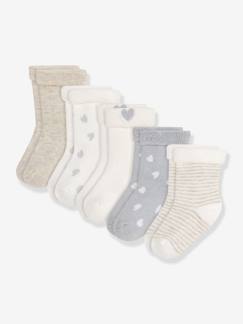 Bébé-Chaussettes, Collants-Lot de 5 paires de chaussettes naissance