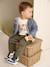 Personaliseerbaar denim hemd voor baby's met capuchon stone - vertbaudet enfant 