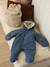 Combipilote naissance en denim imprimé stone - vertbaudet enfant 