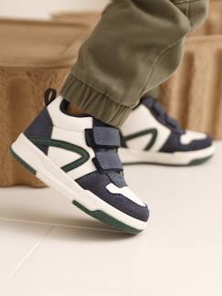 Chaussures-Chaussures bébé 17-26-Baskets bébé garçon synthétique à scratchs