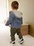 Personaliseerbaar denim hemd voor baby's met capuchon stone - vertbaudet enfant 