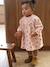 Robe bébé imprimée de petits coeurs rose poudré - vertbaudet enfant 