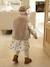 Ensemble robe gilet bandeau bébé fille vanille+vieux rose - vertbaudet enfant 
