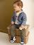 Personaliseerbaar denim hemd voor baby's met capuchon stone - vertbaudet enfant 