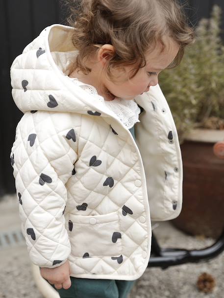 Babysalopette van fluweel met volants groen+pruim - vertbaudet enfant 