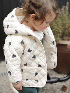 Salopette à volants bébé en velours  - vertbaudet enfant