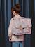 Cartable fille personnalisable + trousse à fleurs Lilibeth rose - vertbaudet enfant 