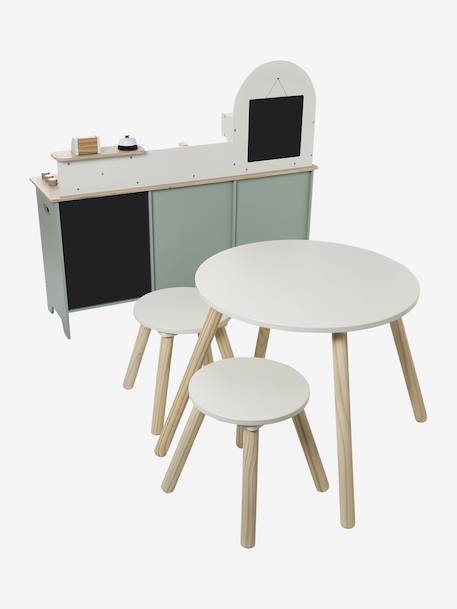Restaurant en bois FSC® vert sauge - vertbaudet enfant 