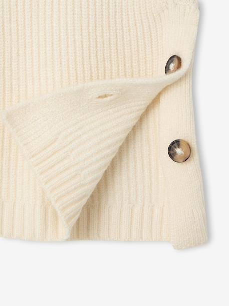 Mouwloze trui baby ecru+marineblauw - vertbaudet enfant 